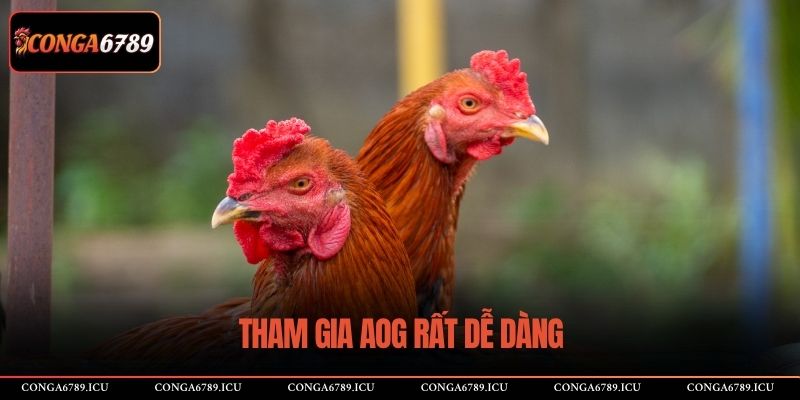 Tham gia AOG rất dễ dàng